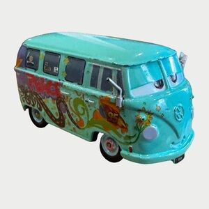 Disney Pixar Cars Fillmore Volkswagen VW Bus Diecast Vehicle
